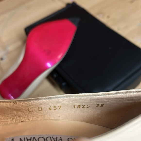 LUCIANO PADOVAN stiletto pointy toe heels (sz 38) - Picture 9 of 9